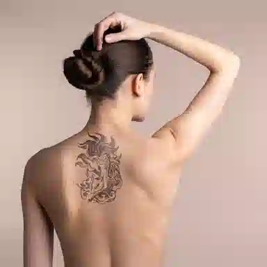 猎己  灵狐追梦草本纹身贴 防水防汗不反光