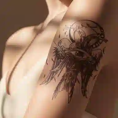 猎己  智慧之眼草本纹身贴 防水防汗不反光