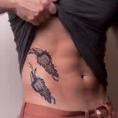 猎己  绽放草本防水防汗不反光纹身贴