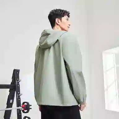 ERKE Glacier Grey Windbreaker