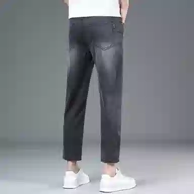 宝米卡 直筒舒适透气牛仔裤 男款