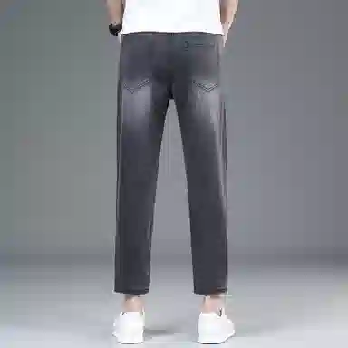 宝米卡 直筒舒适透气牛仔裤 男款