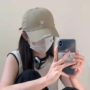 佩洛依 显脸小软顶大头围深顶字母 棉 鸭舌帽 男女同款情侣款