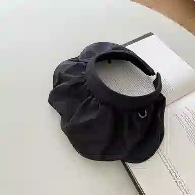 佩洛依 可做卷边防紫外线晒黑花边空顶夏季显脸小 聚酯纤维 防晒帽 男女同款情侣款