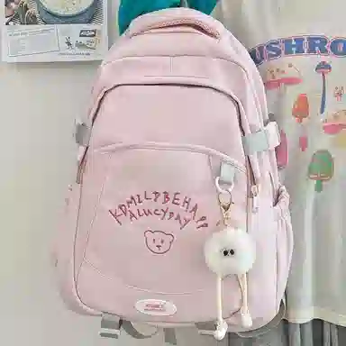 爱尔绅特 清新日系校园时尚可爱百搭 尼龙 双肩包 男女同款情侣款 多色