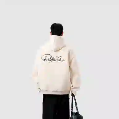 棉基因 早秋男生帽子高街职场清新简约学生潮牌经典国潮辣妹韩系女痞帅青少年穿搭复古潮男装户外通勤慵懒风基础款打底连帽卫衣 男女同款