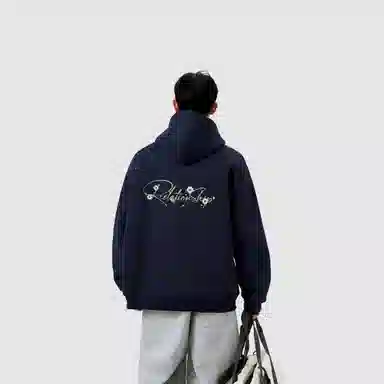 棉基因 早秋男生帽子高街职场清新简约学生潮牌经典国潮辣妹韩系女痞帅青少年穿搭复古潮男装户外通勤慵懒风基础款打底连帽卫衣 男女同款