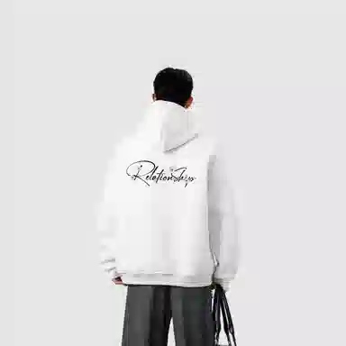 棉基因 早秋男生帽子高街职场清新简约学生潮牌经典国潮辣妹韩系女痞帅青少年穿搭复古潮男装户外通勤慵懒风基础款打底连帽卫衣 男女同款