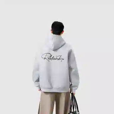 棉基因 早秋男生帽子高街职场清新简约学生潮牌经典国潮辣妹韩系女痞帅青少年穿搭复古潮男装户外通勤慵懒风基础款打底连帽卫衣 男女同款