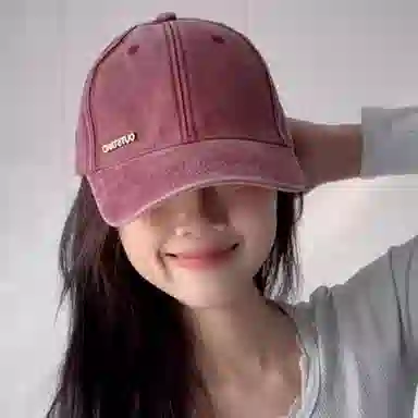 浪莎 复古做旧字母标 棉 鸭舌帽 男女同款情侣款