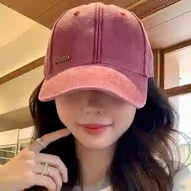 浪莎 复古做旧字母标 棉 鸭舌帽 男女同款情侣款