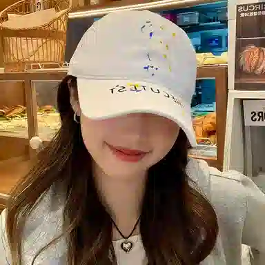 浪莎 时尚漆面字母休闲百搭 棉 鸭舌帽 男女同款情侣款