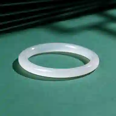 【点收藏 赠素圈镯子】 宝致 荔枝纹白月光清冷优雅国潮古风一步一响叮当美人贵妃镯 气质高级感温婉 玉髓 手镯 女款