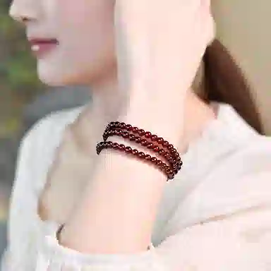 宝致 国风新中式复古本命年转运上岸锦鲤气质感高级感精致有气质 多圈叠戴古风日常百搭配饰好运 水晶 手串 男女同款情侣款