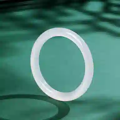 【点收藏 赠素圈镯子】 宝致 荔枝纹白月光清冷优雅国潮古风一步一响叮当美人贵妃镯 气质高级感温婉 玉髓 手镯 女款