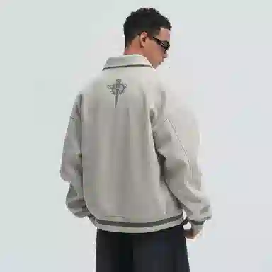 BD.POWER UP+ 680G Wool Baseball Jacket