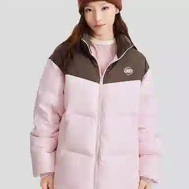 Skechers Down Jacket Grey Pink
