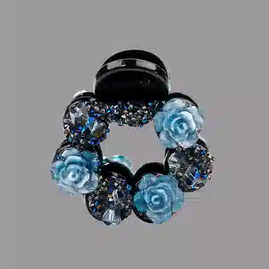 卡铂雅 黑色朵休闲潮流设计港风复古高级感 发夹 女款