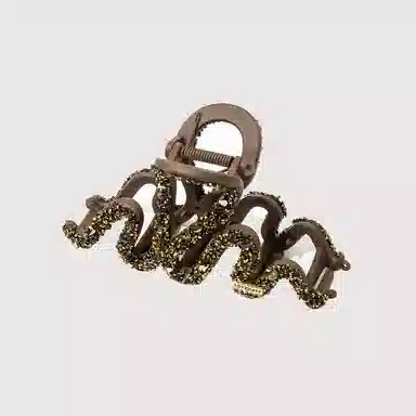 卡铂雅 线性金色设计港风气质复古极简高级感 发夹 女款