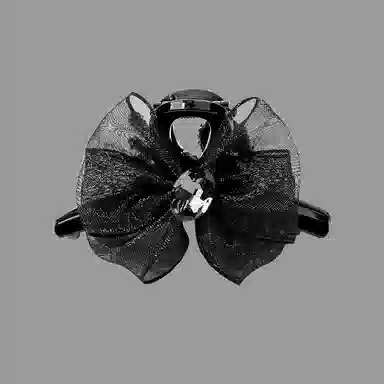 卡铂雅 黑色潮流设计港风气质复古镶钻极简高级感韩流 发夹 女款