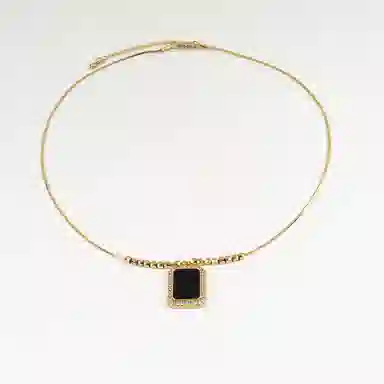 卡铂雅 复古轻奢设计极简高级感港风气质轻奢 铜 项链 女款