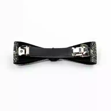 卡铂雅 镶钻极简高级感港风气质复古休闲 潮流设计 发夹 女款 黑色