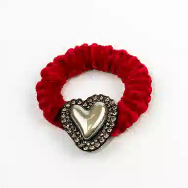 卡铂雅 红色潮流时尚潮流设计极简高级感港风气质休闲韩版 发圈 女款