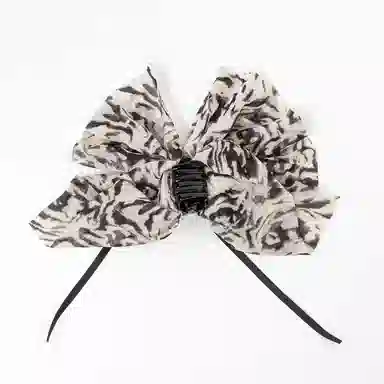 卡铂雅 黑白休闲潮流设计港风气质复古镶钻极简高级感 发夹 女款