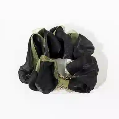 卡铂雅 黑色港风气质古镶钻极简高级感休闲 潮流设计 发圈 女款