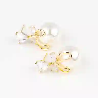 卡铂雅 金色气质复古休闲潮流设计极简高级感港风 铜 耳环 女款