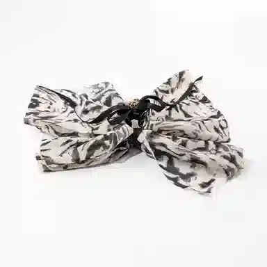 卡铂雅 黑白休闲潮流设计港风气质复古镶钻极简高级感 发夹 女款