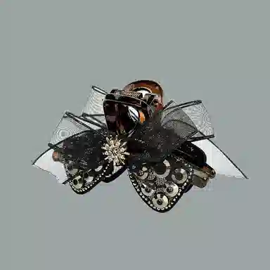 卡铂雅 网纱高级感港风气质韩版 发夹 女款