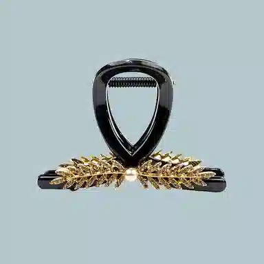 卡铂雅 金色潮流设计港风气质复古极简高级感 亚克力 发夹 女款