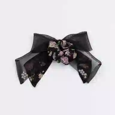 卡铂雅 日常搭配小丝巾长条扎发 装饰高级设计感 飘带绑包丝巾 发带 女款