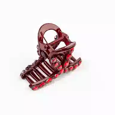 卡铂雅 红色气质复古休闲时尚潮流设计极简高级感港风气质 发夹 女款