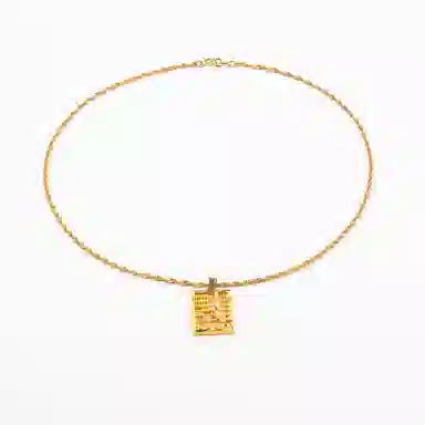 卡铂雅 潮流时尚潮流设计极简高级感港风气质复古 铜 合金 项链 女款