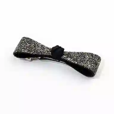 卡铂雅 镶钻极简高级感港风气质复古休闲 潮流设计 发夹 女款 黑色