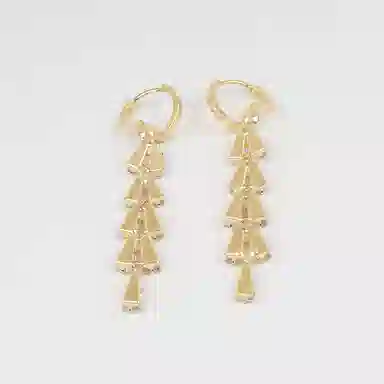 卡铂雅 时尚 潮流时尚潮流设计极简高级感港风气质复古 铜 珍珠 耳环 女款