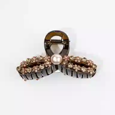 卡铂雅 棕色潮流潮流设计极简高级感港风气质休闲韩版 发夹 女款