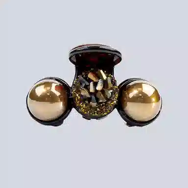 卡铂雅 香槟潮流设计港风气质复古极简高级感 亚克力 发夹 女款