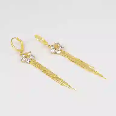 卡铂雅 金色时尚潮流时尚潮流设计极简高级感港风气质复古 铜 耳环 女款