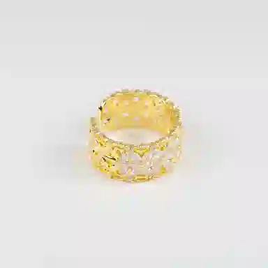 卡铂雅 设计高级感韩版极简精致高级感港风气质轻奢韩版 合金 戒指 女款