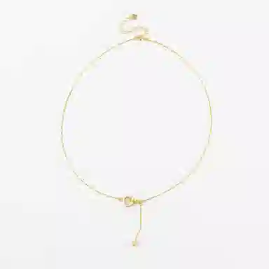 卡铂雅 金色高级感港风气质复古休闲高级感潮流设计极简 锆石 项链 女款