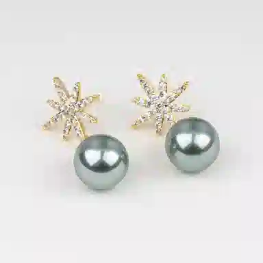 卡铂雅 简约设计轻奢高级感气质 合金 耳环 女款