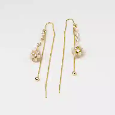 卡铂雅 金色 潮流轻奢潮流设计极简高级感港风气质 铜 耳环 女款