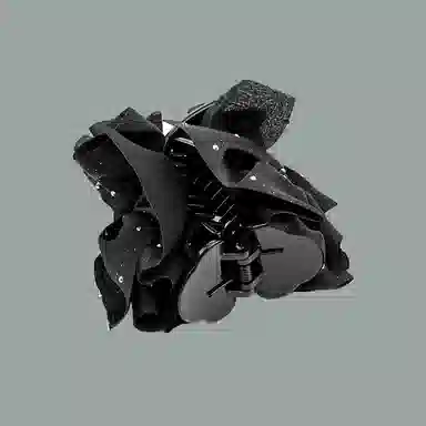 卡铂雅 黑色网纱港风气质复古高级感 发夹 女款