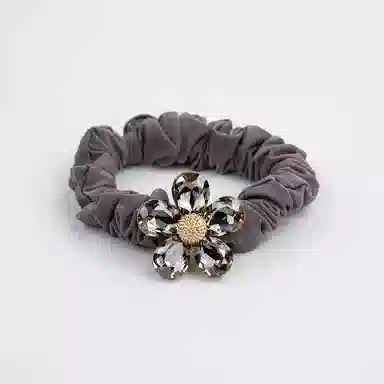 卡铂雅 镶钻极简高级感港风气质复古休闲设计 头绳 女款