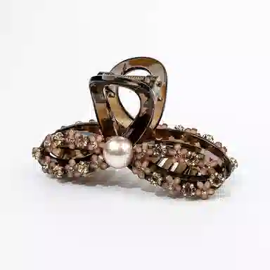 卡铂雅 棕色潮流潮流设计极简高级感港风气质休闲韩版 发夹 女款