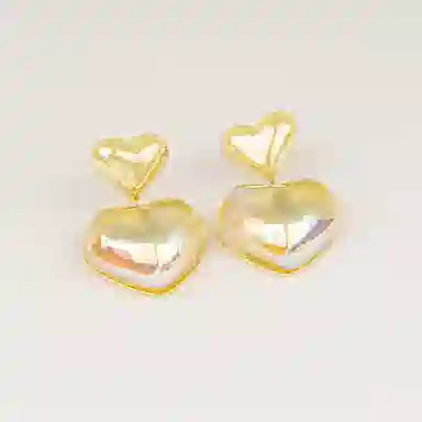 卡铂雅 高级设计感简约爱环轻奢蝴蝶结 合金 耳环 女款