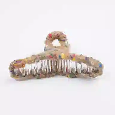 卡铂雅 粉色镶钻极简高级感港风气质复古休闲潮流设计 发夹 女款